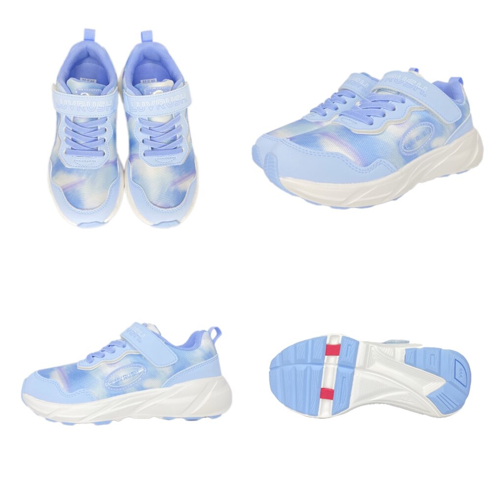 Moonstar 女童運動鞋 防水 LUVRUSH 新款 月星 19-24.5號 球鞋-圖片-2