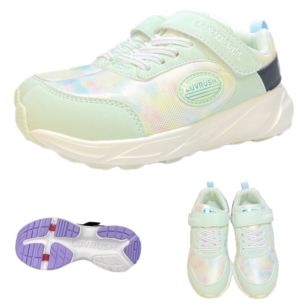 Moonstar 女童運動鞋 防水 LUVRUSH 新款 月星 19-24.5號 球鞋-圖片-10