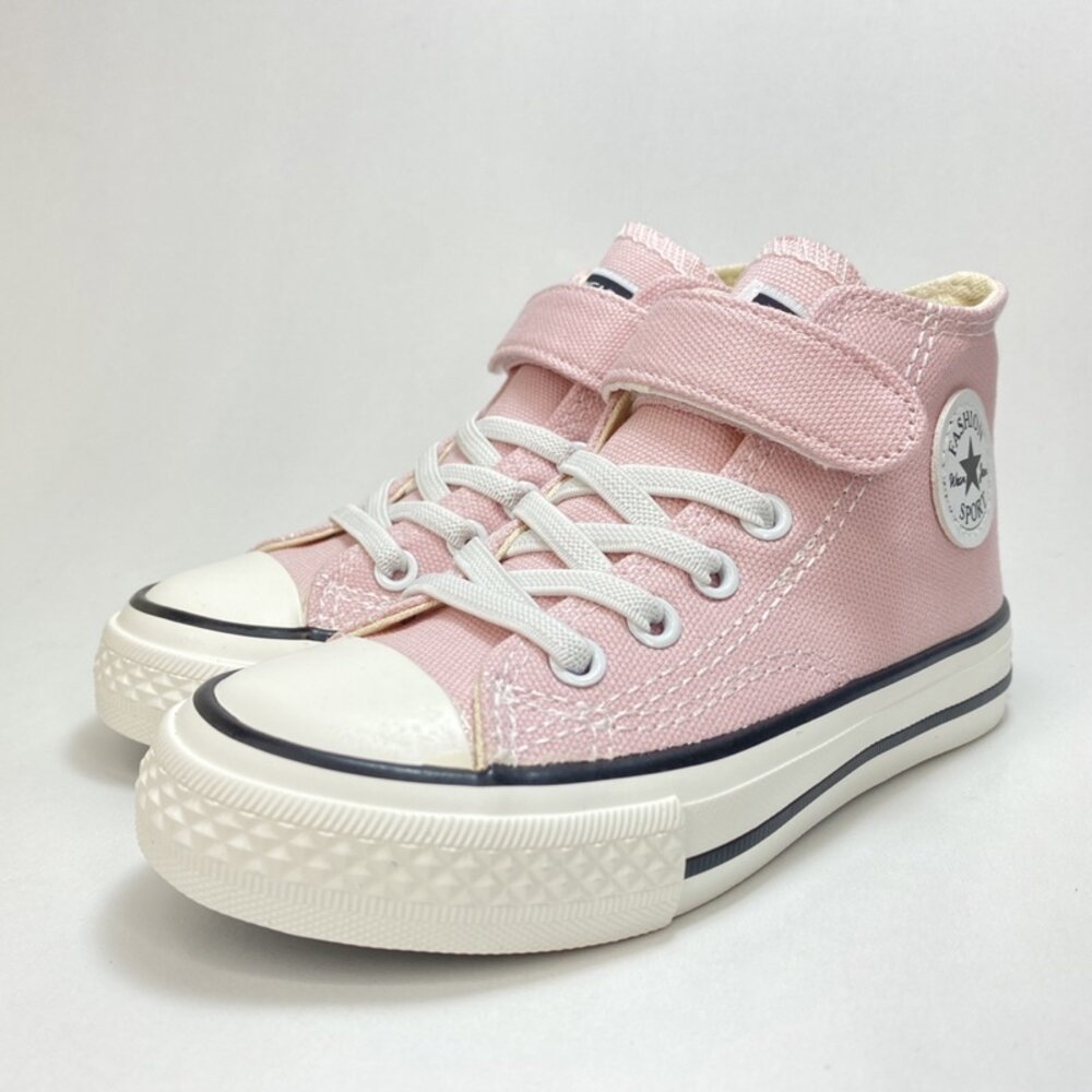 低筒兒童帆布鞋 🔥台灣現貨🔥 魔鬼氈休閒鞋 低筒 高筒 15-22公分-圖片-8