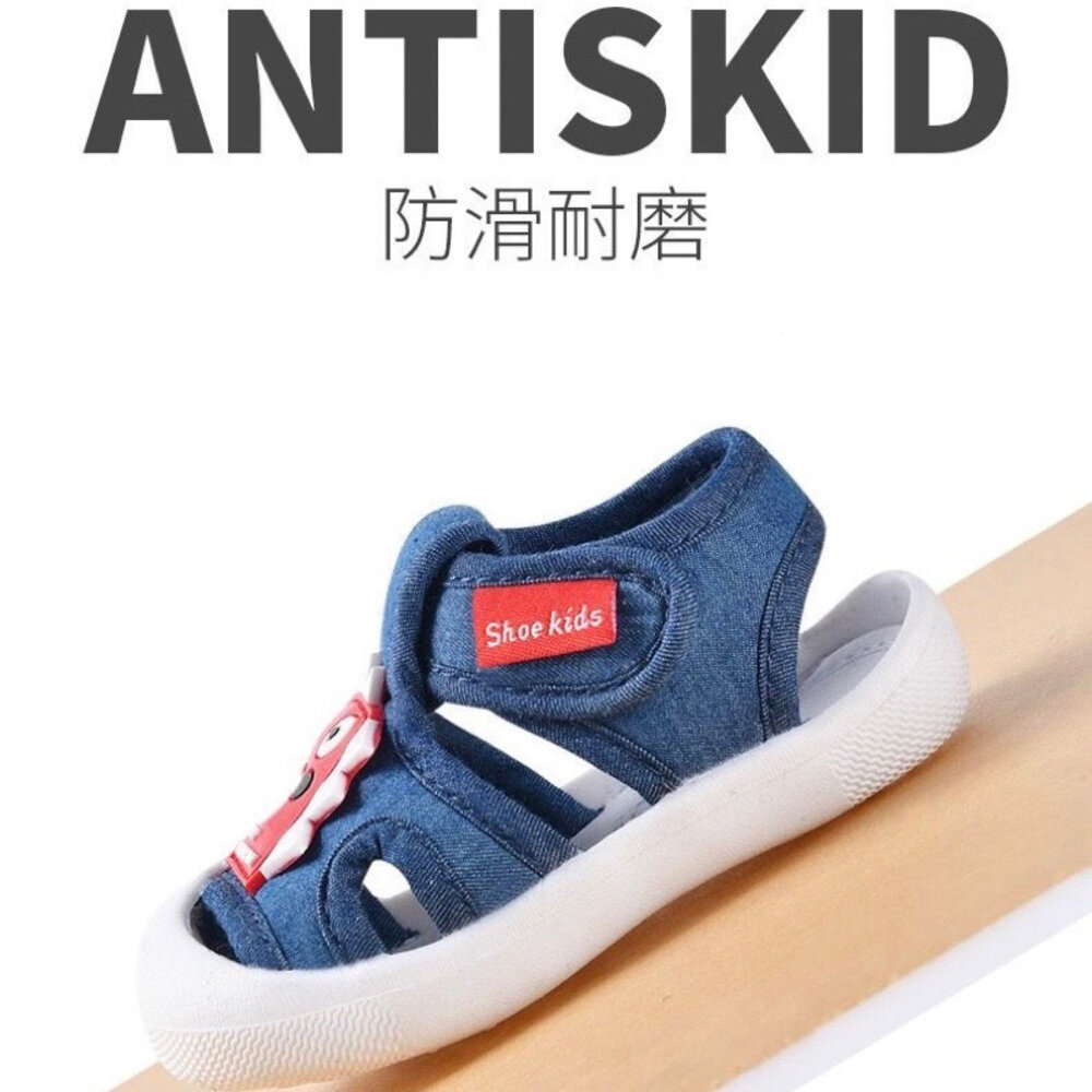 嬰兒護趾涼鞋 學步鞋 男童女童 寶寶鞋 futafuta-圖片-6