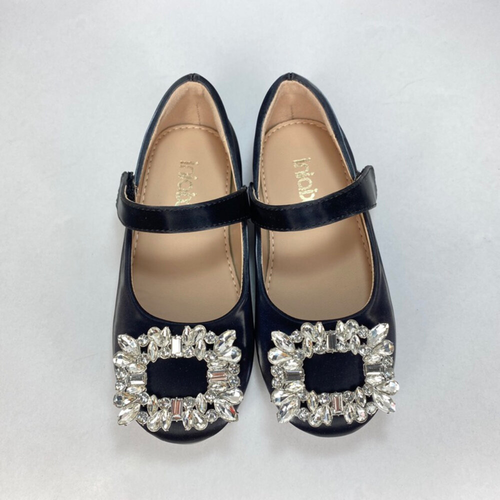 女童銀色娃娃鞋 粉色 🔥台灣現貨🔥 公主鞋 平底鞋 花童鞋 畢典 中童小童 兒童'-圖片-2