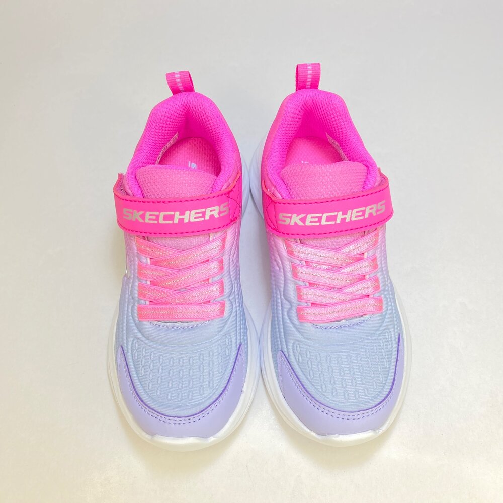 Skechers 女童運動鞋 2024新款 球鞋 全新正品 魔鬼氈 童鞋-圖片-2