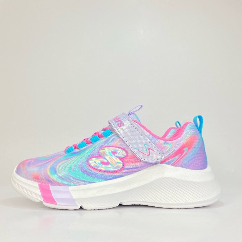 Skechers 女童運動鞋 2024新款 球鞋 全新正品 魔鬼氈 童鞋-圖片-6