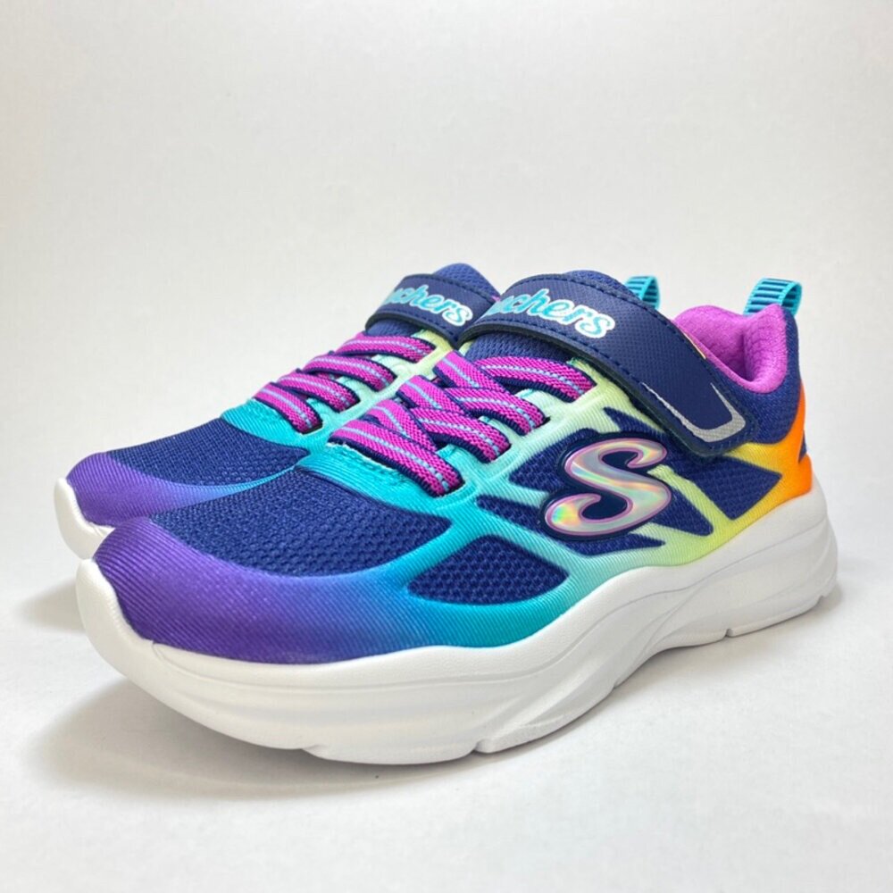 Skechers 女童運動鞋 2024新款 球鞋 全新正品 魔鬼氈 童鞋-圖片-7