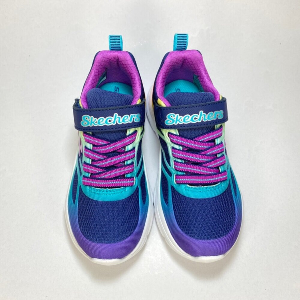 Skechers 女童運動鞋 2024新款 球鞋 全新正品 魔鬼氈 童鞋-圖片-8