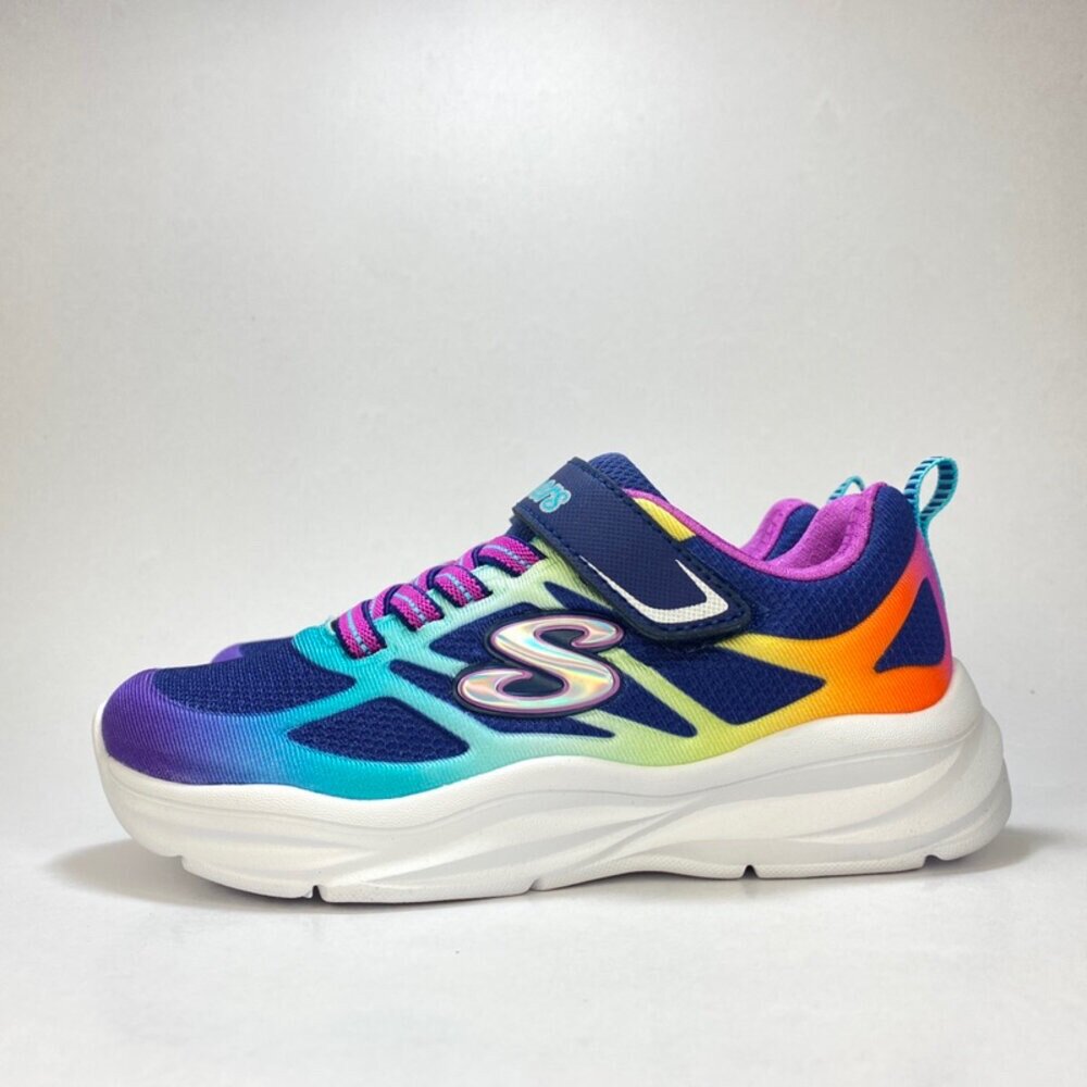 Skechers 女童運動鞋 2024新款 球鞋 全新正品 魔鬼氈 童鞋-圖片-9