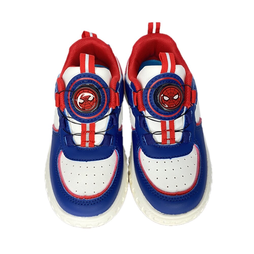 冰雪奇緣 蜘蛛人 皮面休閒鞋 旋鈕鞋 男童 女童 運動鞋 角落生物 球鞋 魔鬼氈 角落小夥伴-圖片-2