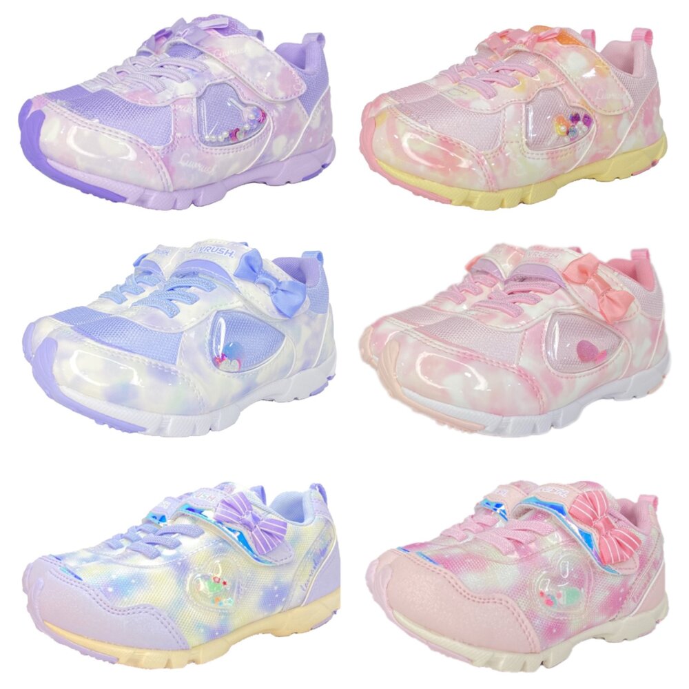 Moonstar女童機能鞋運動鞋15-23號最新款月星LUVRUSH兒童中童