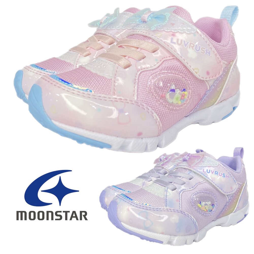 Moonstar 女童機能鞋 運動鞋 2026最新款 月星 LUVRUSH 兒童 中童 15-23號 封面照片