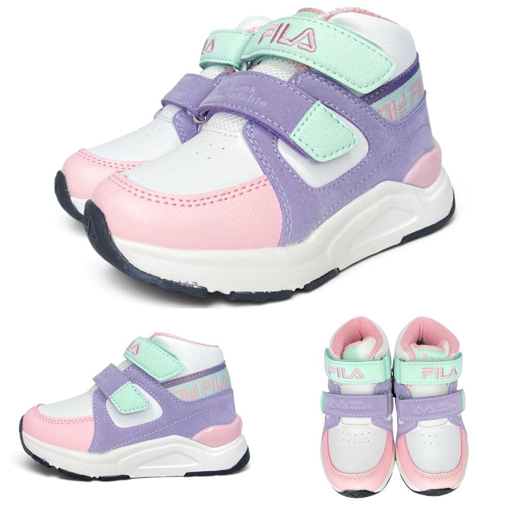 Fila 高筒矯正鞋 機能鞋 運動鞋 足弓 MOONSTAR 童鞋 16-24號 男童女童 Moonstar-圖片-2