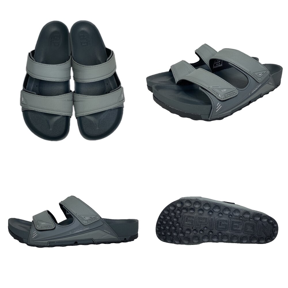 GP 男生女生拖鞋 防水防滑 運動休閒拖鞋 足弓 黑色藍色 G5645M G3745M 拖鞋-圖片-1