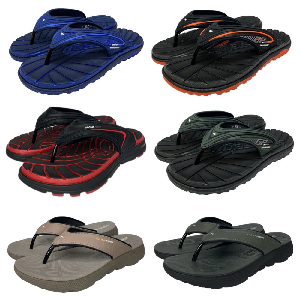 1957054610-GP 男用 人字拖 運動 休閒拖鞋 女用 36-44號 可碰水玩水防滑 G1543 G3785 G5666