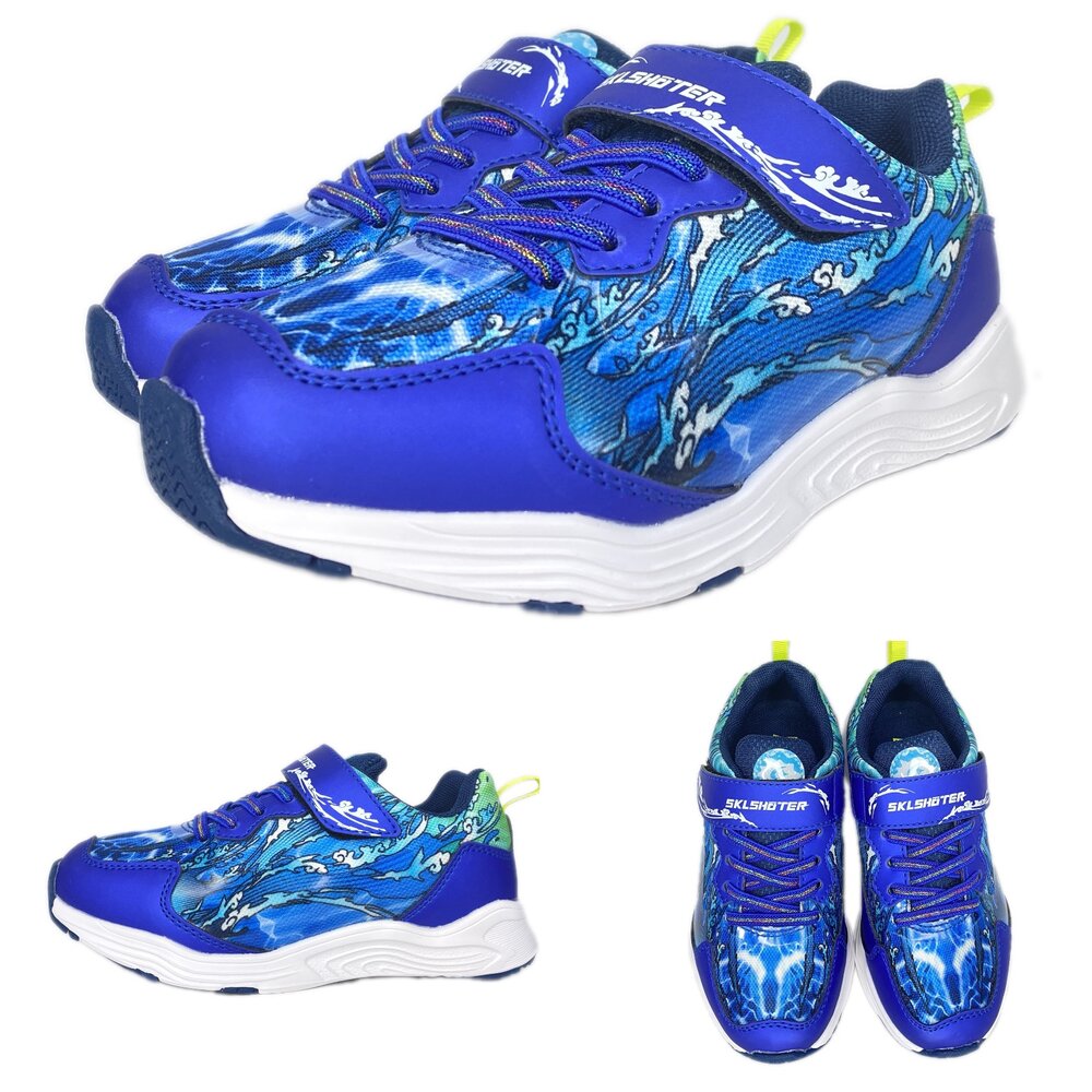 Moonstar 大童運動鞋 競速鞋 男童球鞋 防水 19-24.5號 3E 2E 月星-圖片-2