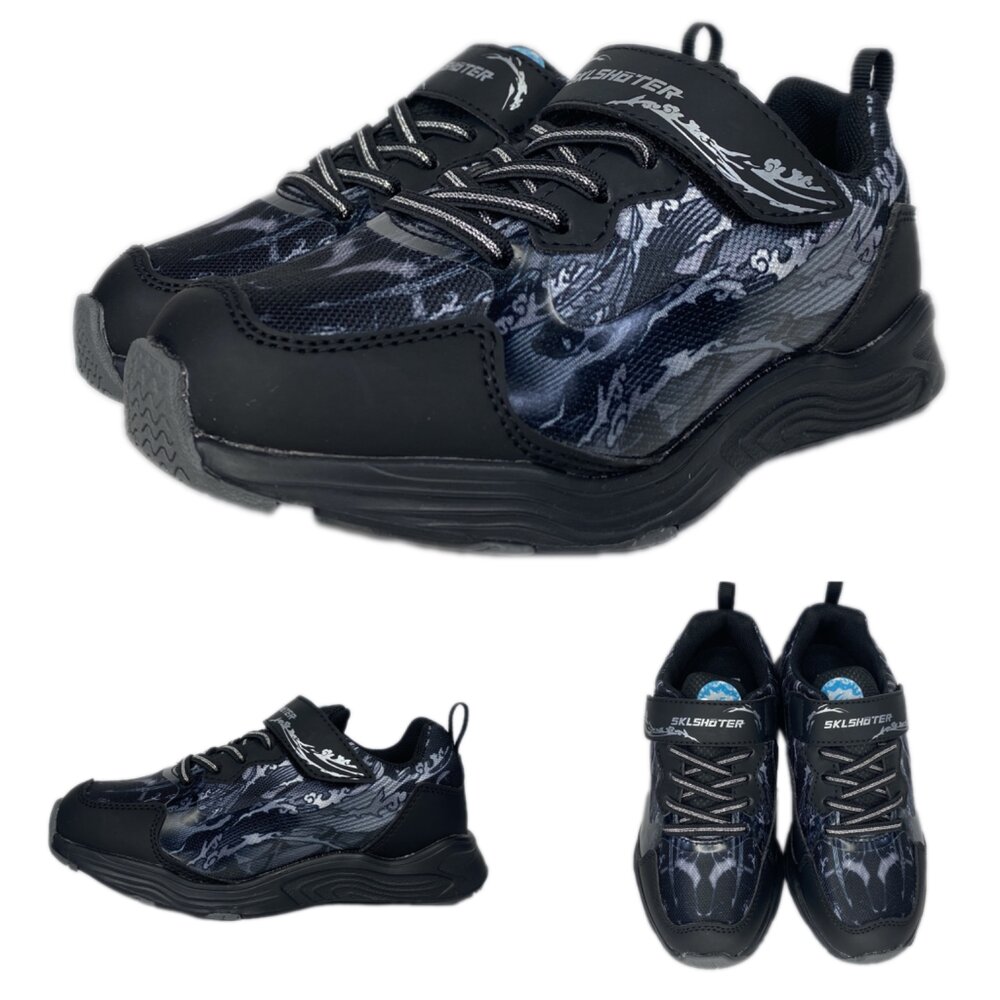 Moonstar 大童運動鞋 競速鞋 男童球鞋 防水 19-24.5號 3E 2E 月星-圖片-3