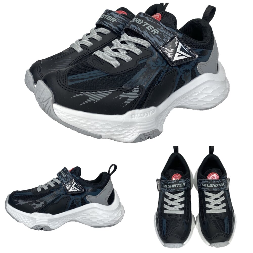 Moonstar 大童運動鞋 競速鞋 男童球鞋 防水 19-24.5號 3E 2E 月星-圖片-5