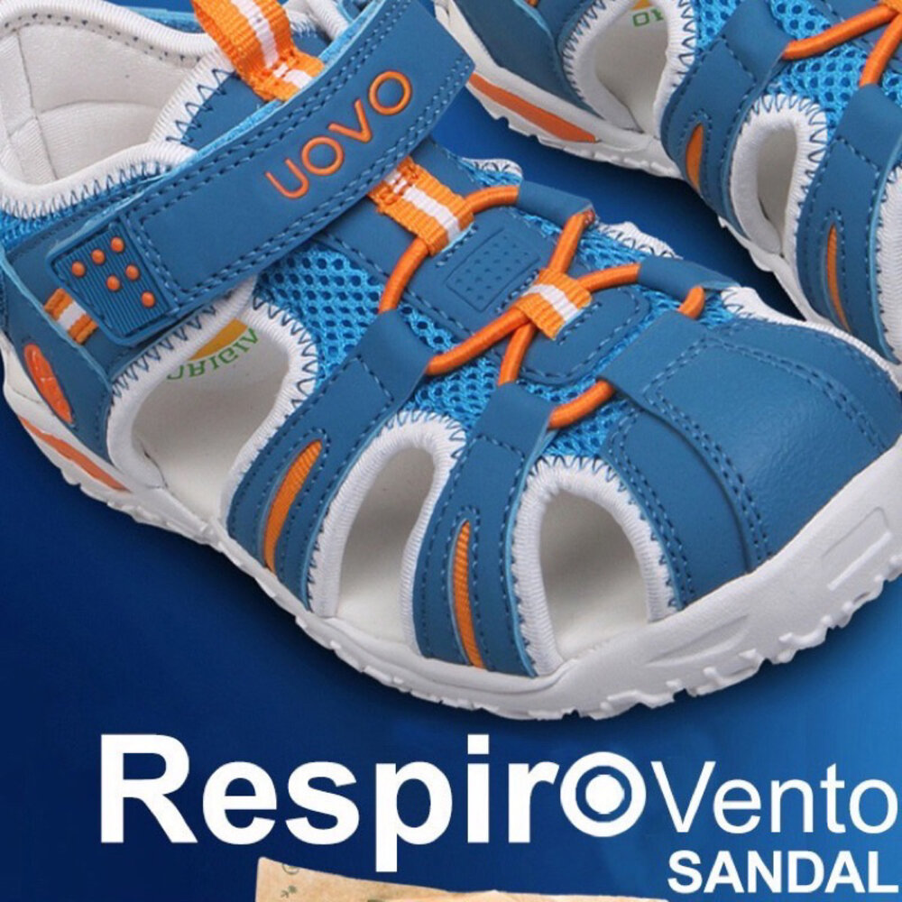 兒童護趾涼鞋 15-23公分 玩水運動 溯溪鞋 男童女童 包頭 前包 UOVO-圖片-2
