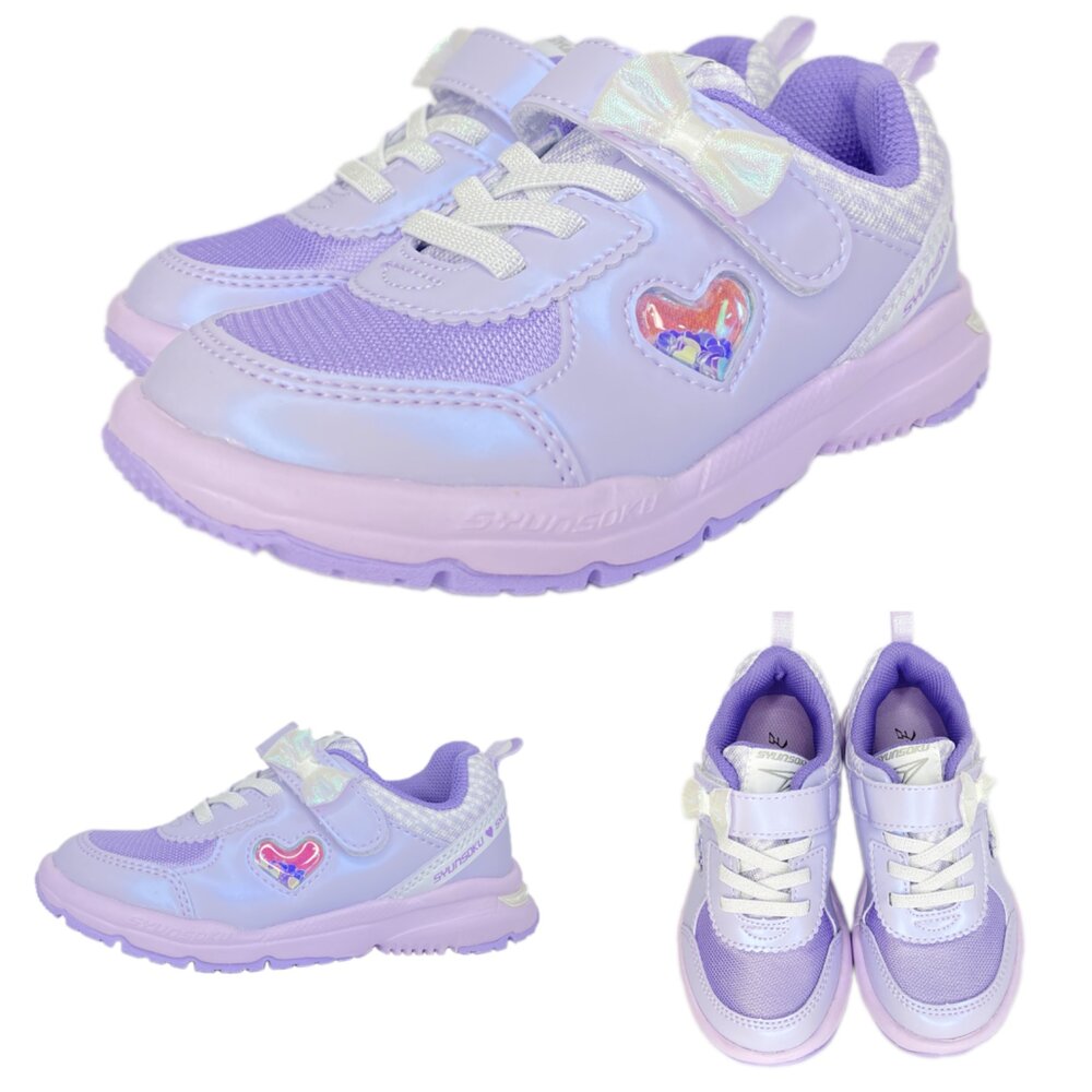 瞬足 女童運動鞋 防水 機能鞋 3E 大童 球鞋 矯正鞋 18-25號-圖片-2