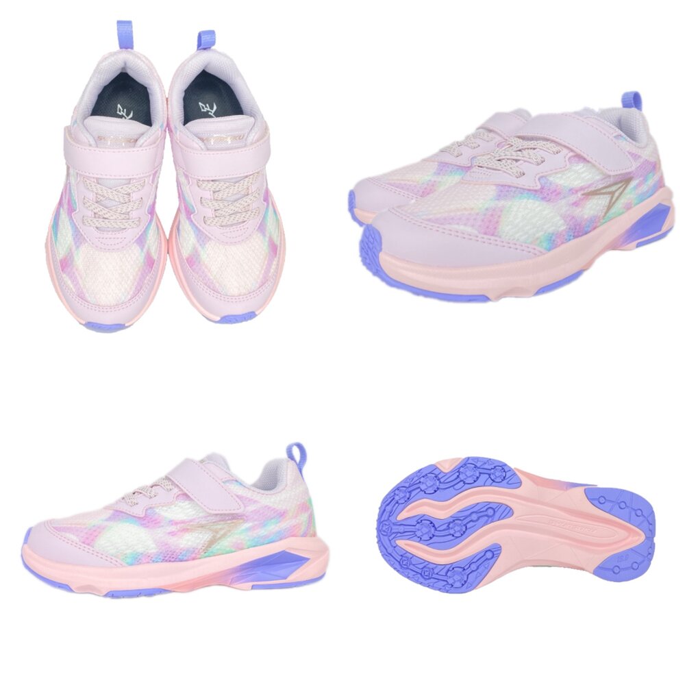 瞬足 女童運動鞋 防水 機能鞋 3E 大童 球鞋 矯正鞋 18-25號-圖片-2