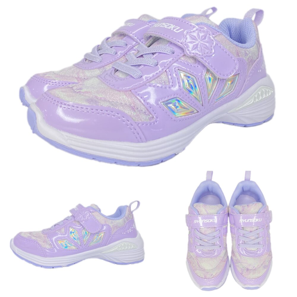 瞬足 女童運動鞋 防水 機能鞋 3E 大童 球鞋 矯正鞋 18-25號-圖片-4