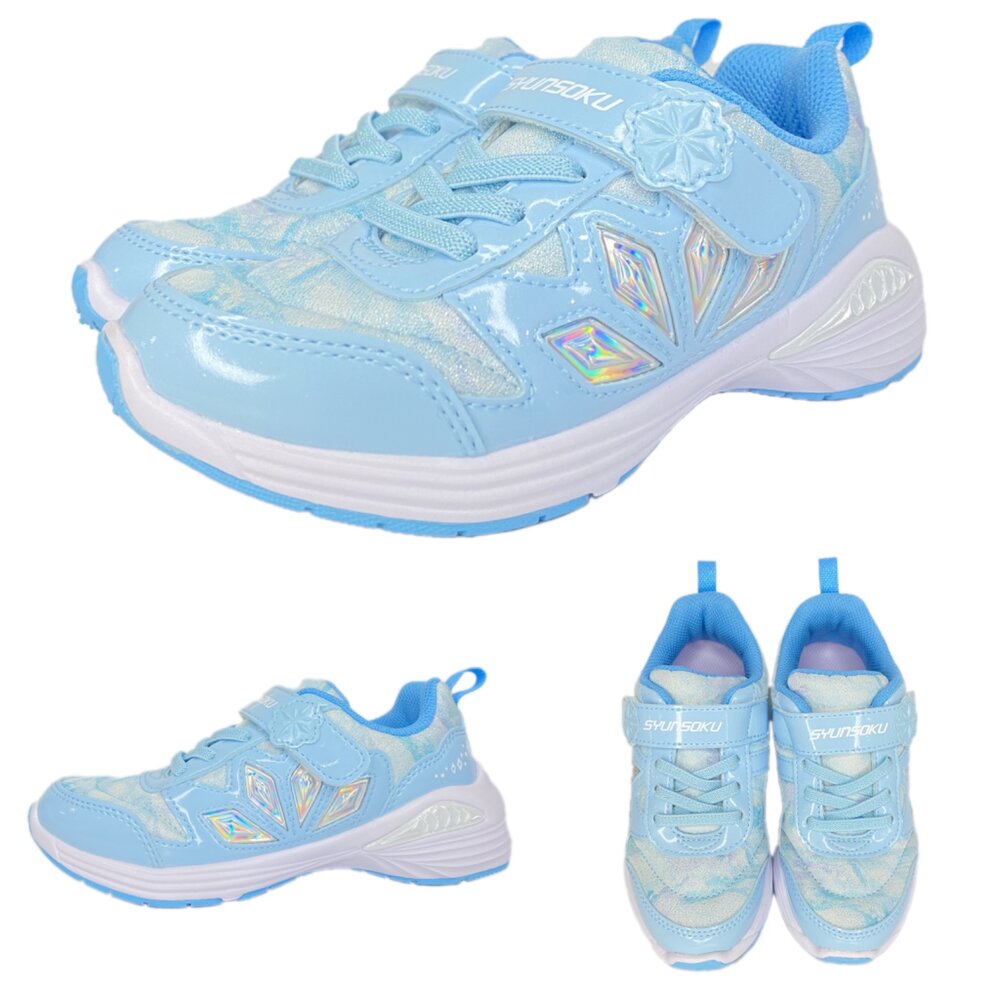 瞬足 女童運動鞋 防水 機能鞋 3E 大童 球鞋 矯正鞋 18-25號-圖片-5