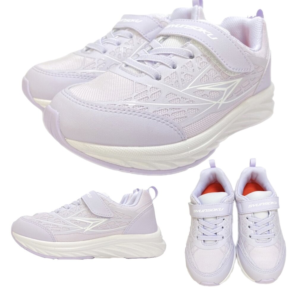 瞬足 女童運動鞋 防水 機能鞋 3E 大童 球鞋 矯正鞋 18-25號-圖片-7