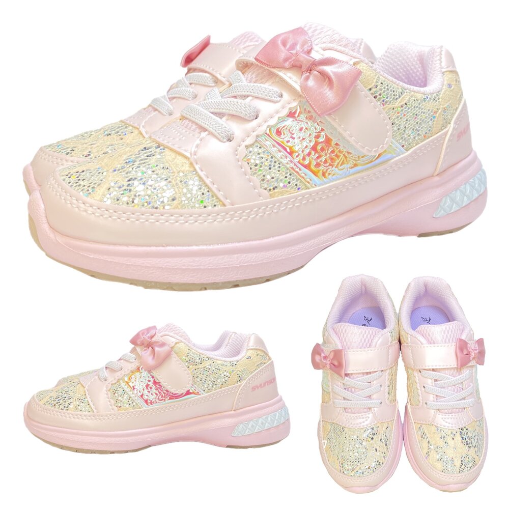 瞬足 女童運動鞋 防水 機能鞋 3E 大童 球鞋 矯正鞋 18-25號-圖片-8