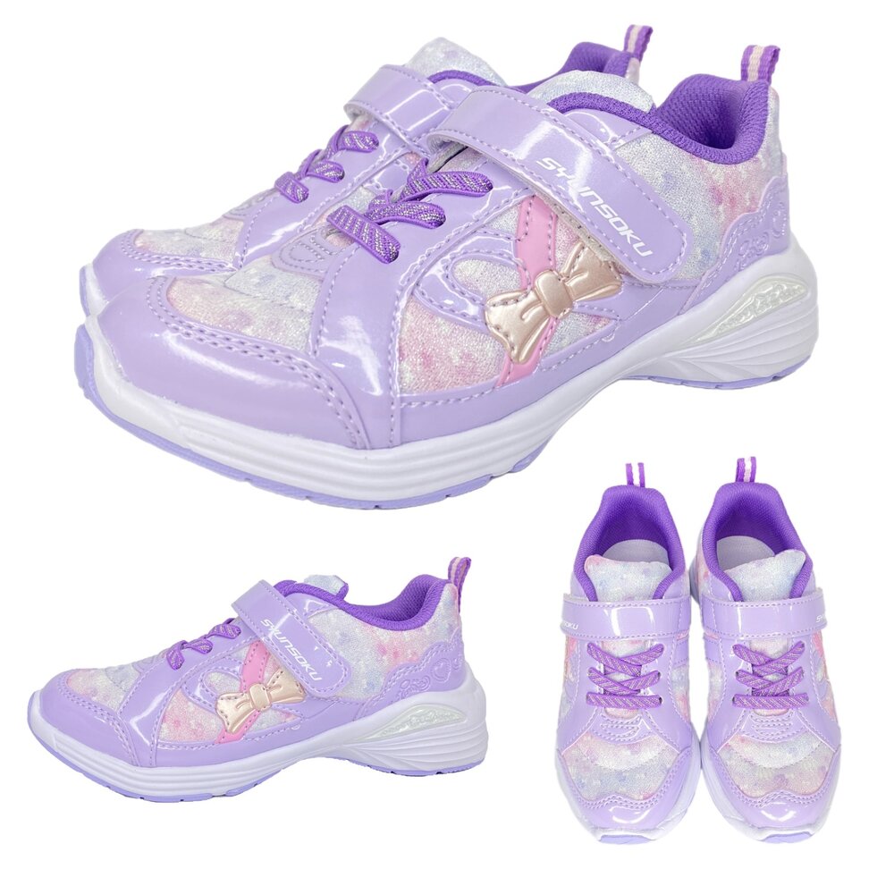 瞬足 女童運動鞋 防水 機能鞋 3E 大童 球鞋 矯正鞋 18-25號-圖片-10