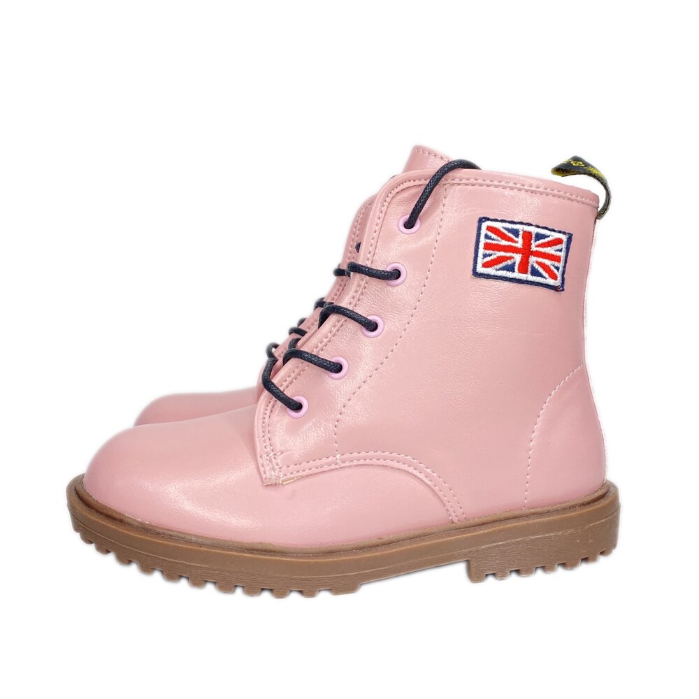 男童女童黑色靴子 短靴 台灣製造 馬丁靴 童靴 兒童 拉鍊-圖片-6