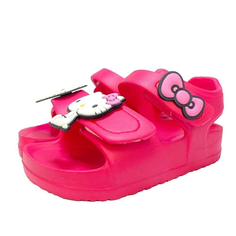 酷洛米 兒童涼鞋 超級飛俠 美樂蒂 男童女童 玩水休閒運動輕量 凱蒂貓 冰雪奇緣 美樂蒂 維尼 米奇 米妮 台灣製嬰兒涼-圖片-4