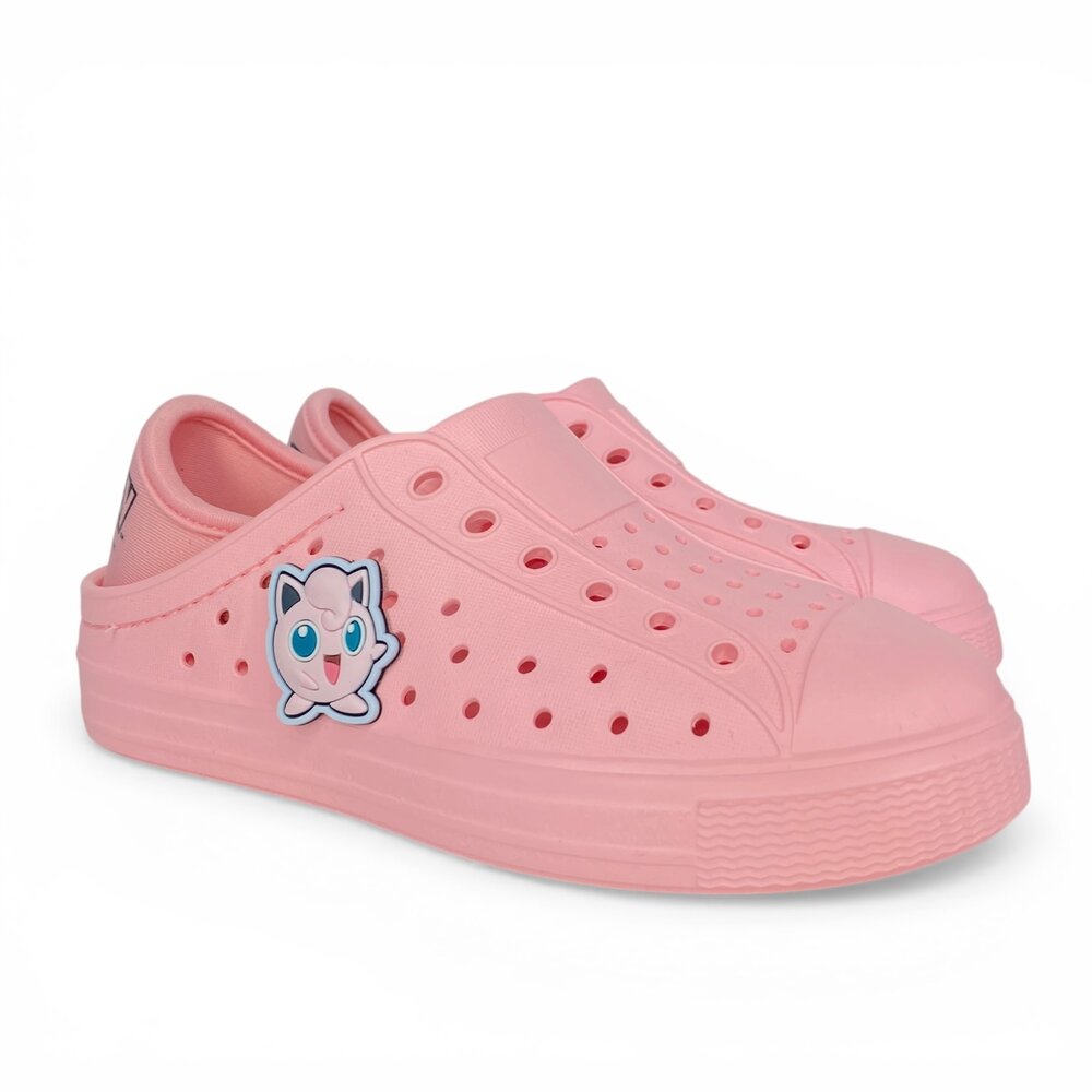 寶可夢 超可愛洞洞鞋 兒童拖鞋 親子鞋 防水 可踩後跟 台灣製 胖丁 皮卡丘 伊布-圖片-8