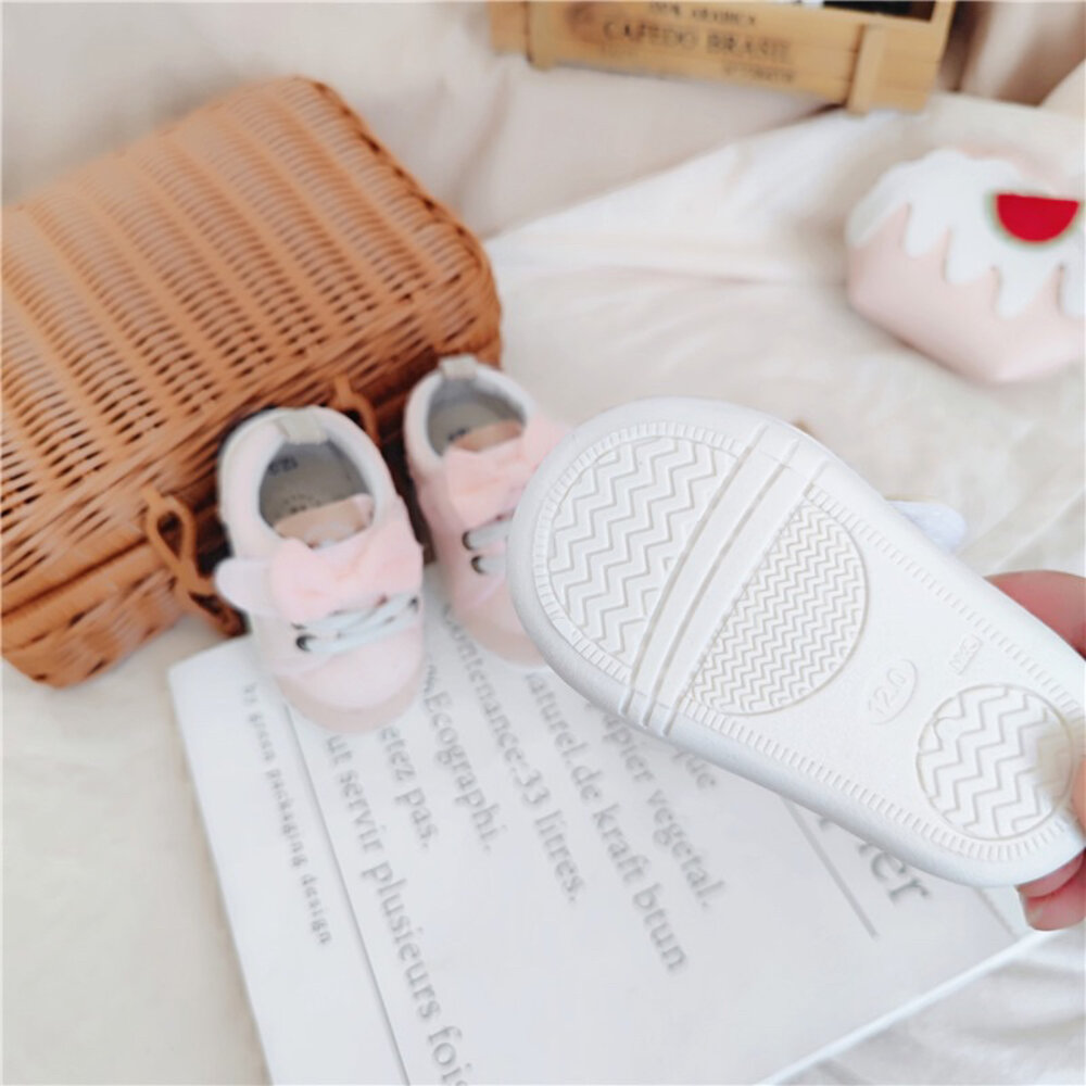 出口日本 女童軟底學步鞋 寶寶鞋 小碎花 🔥現貨秒出🔥 魔鬼氈-圖片-8