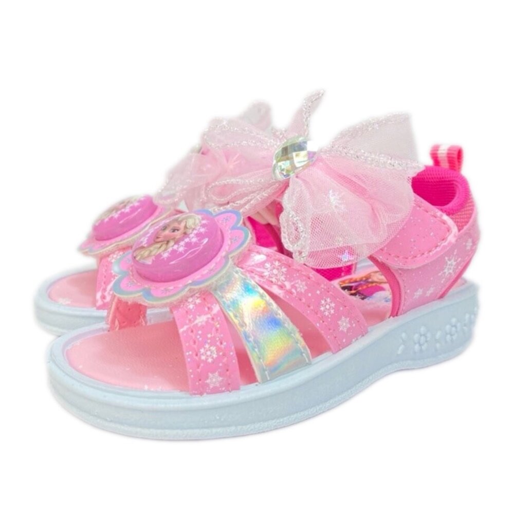 冰雪奇緣 電燈涼鞋 台灣製 女童涼鞋 蘇菲亞公主 童鞋 艾莎 安娜 新款-圖片-3