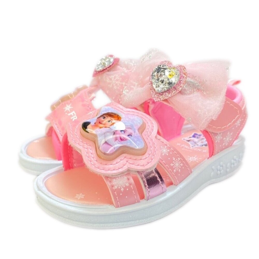 冰雪奇緣 電燈涼鞋 台灣製 女童涼鞋 蘇菲亞公主 童鞋 艾莎 安娜 新款-圖片-5