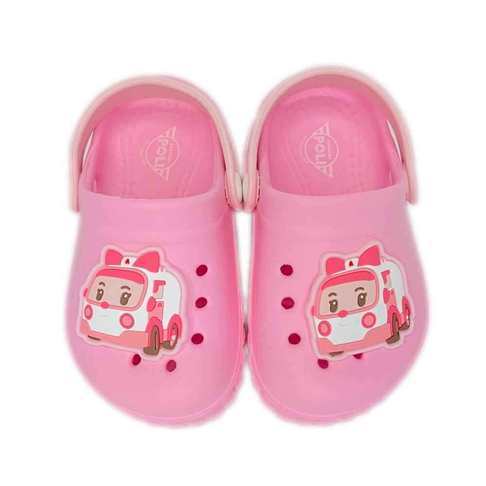 波力 電燈布希鞋 洞洞鞋 拖鞋 台灣製 羅伊 安寶 男童 女童 荷蘭拖 護趾涼鞋-圖片-4