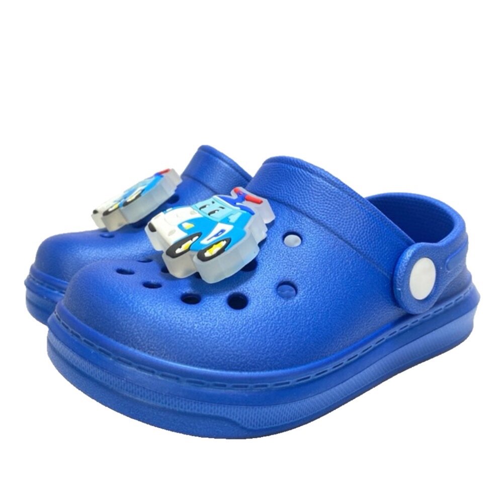 波力 電燈布希鞋 洞洞鞋 拖鞋 台灣製 羅伊 安寶 男童 女童 荷蘭拖 護趾涼鞋-圖片-5