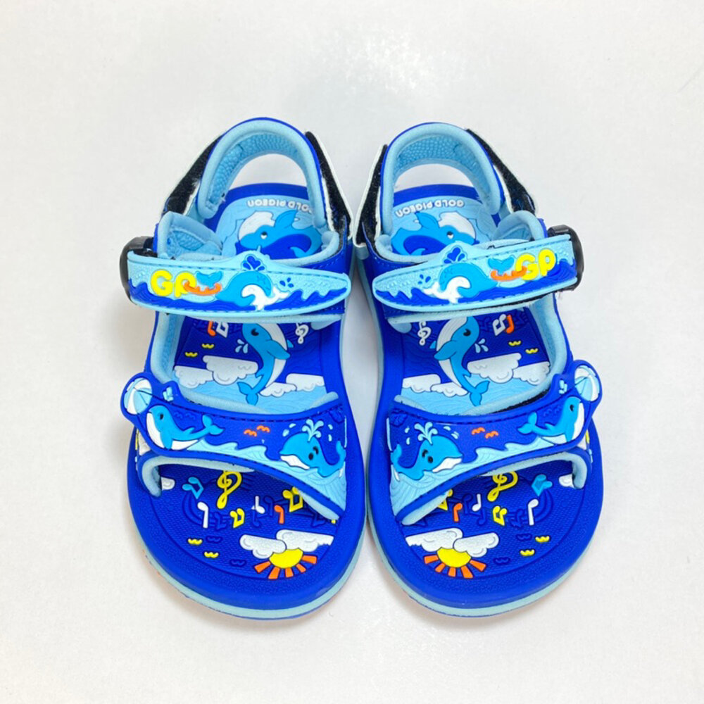 GP 男童女童運動涼鞋 🔥現打九折🔥 新款鯨魚 24-30號 小童 玩水 涼拖鞋 G3811B-圖片-2