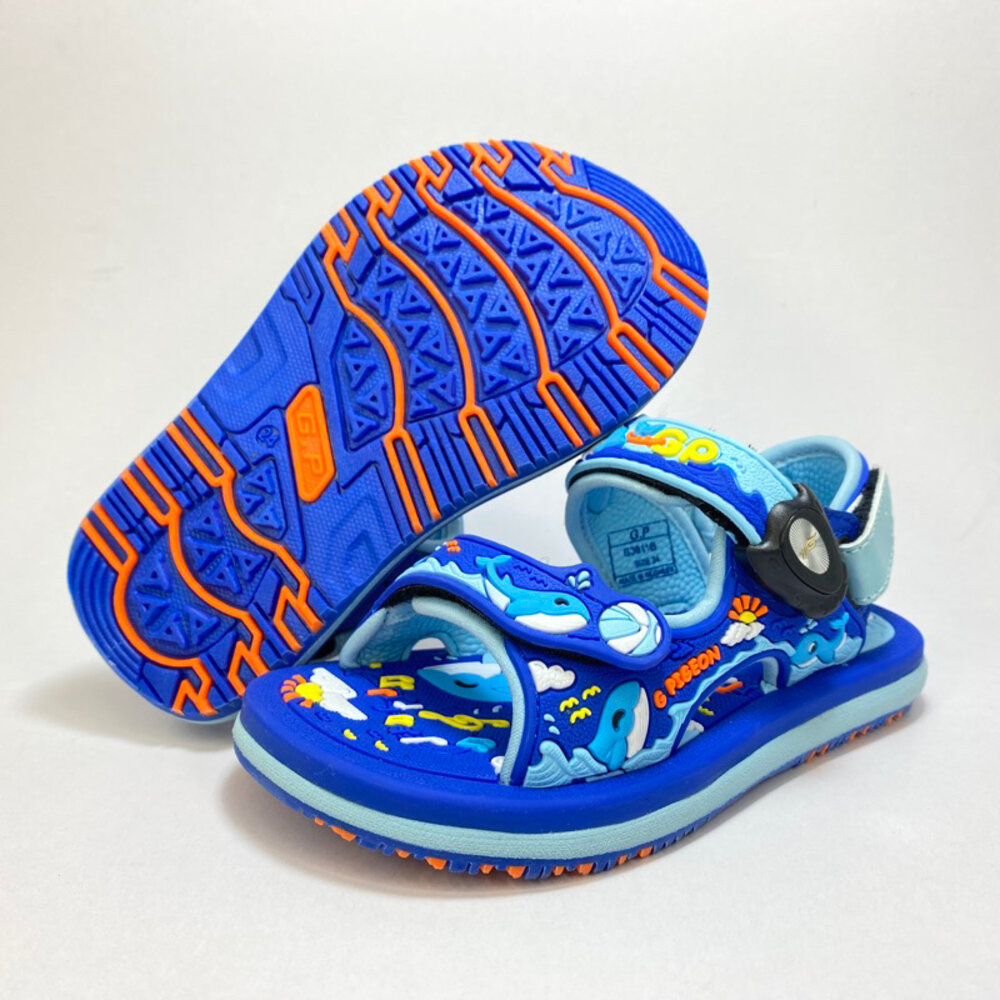 GP 男童女童運動涼鞋 🔥現打九折🔥 新款鯨魚 24-30號 小童 玩水 涼拖鞋 G3811B-圖片-3