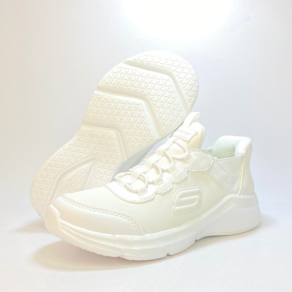Skechers 全白全黑學生鞋 運動鞋 童鞋 可機洗 防潑水 白色 黑色 男童 女童-圖片-4