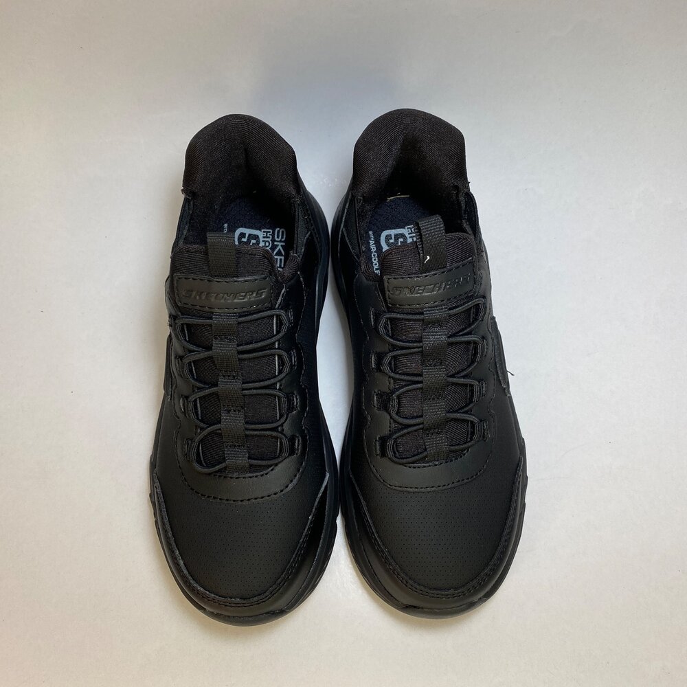 Skechers 全白全黑學生鞋 運動鞋 童鞋 可機洗 防潑水 白色 黑色 男童 女童-圖片-6