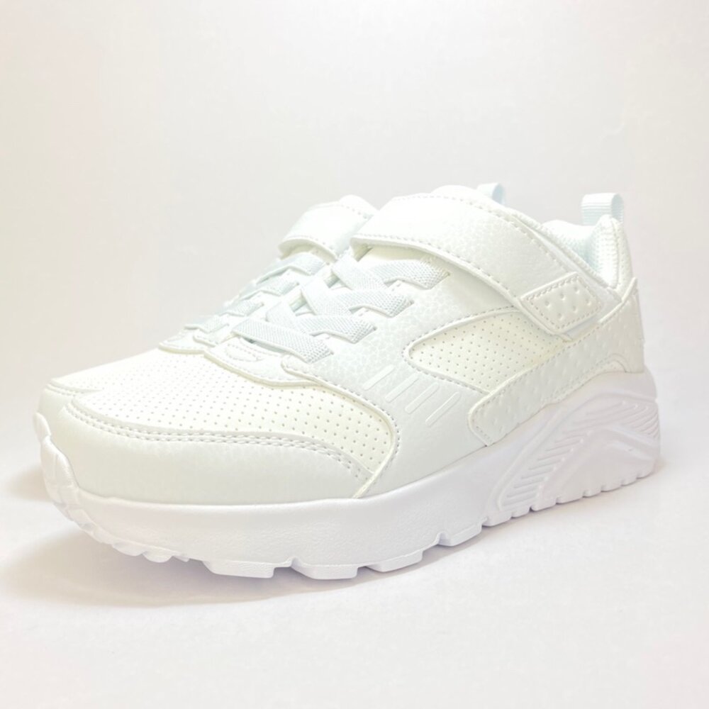 Skechers 全白全黑學生鞋 運動鞋 童鞋 可機洗 防潑水 白色 黑色 男童 女童-圖片-7