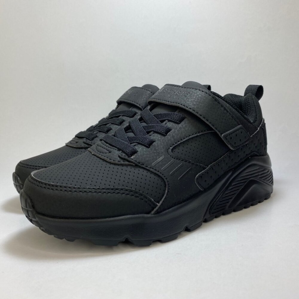 Skechers 全白全黑學生鞋 運動鞋 童鞋 可機洗 防潑水 白色 黑色 男童 女童-圖片-9