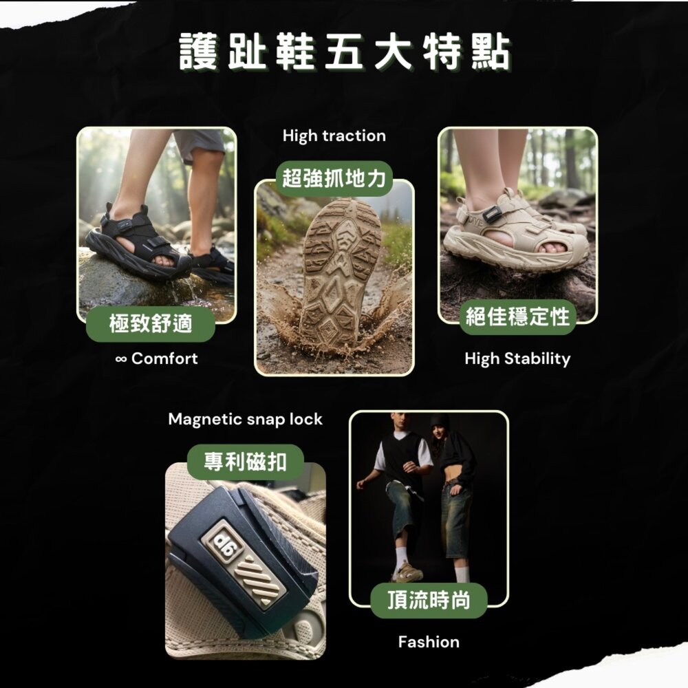 GP 女用護趾涼鞋 運動玩水溯溪 足弓 防水 d6 35-39號 D591W G3895W-圖片-12