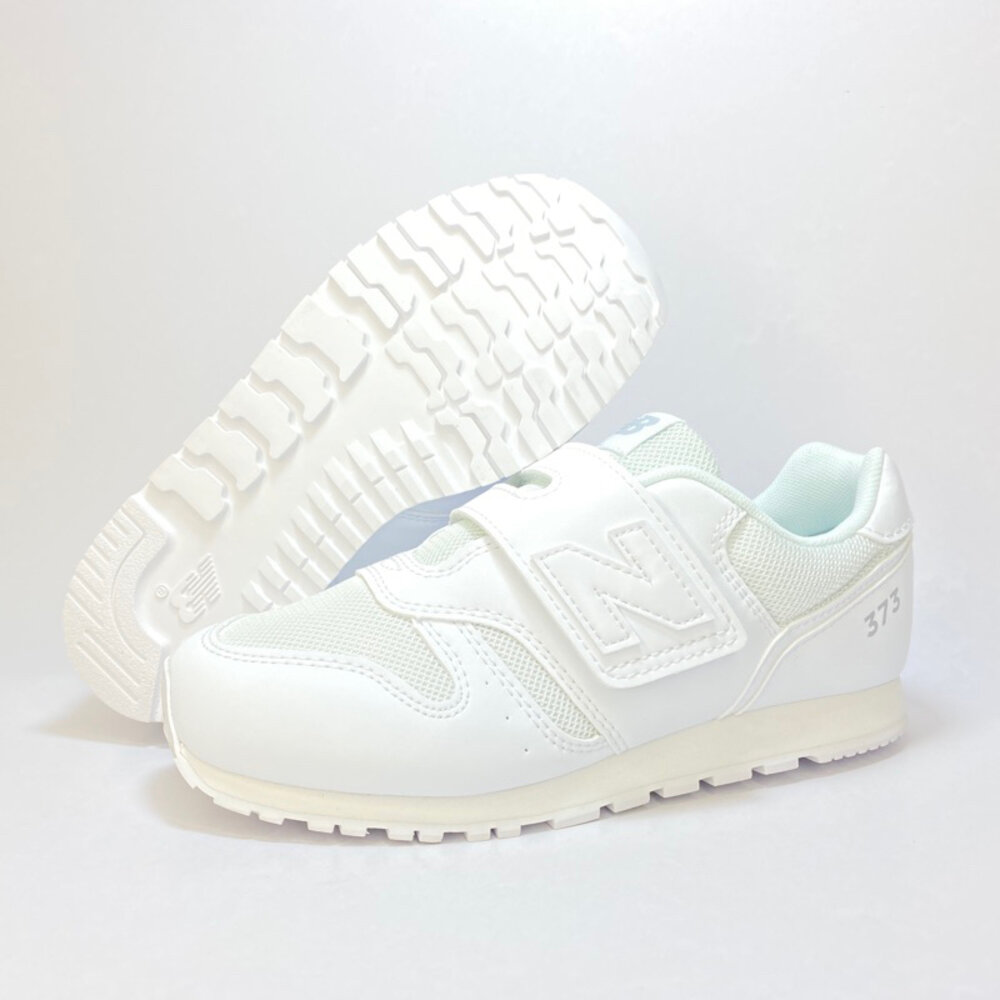 New balance 574 全白運動鞋 小白鞋 NB574 親子鞋 373 魔鬼氈 矯正鞋 YV574ERM-圖片-3