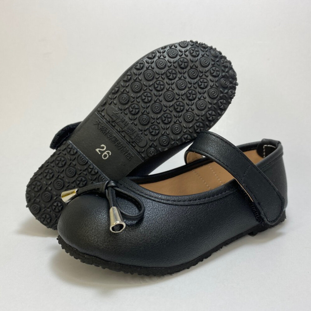 女童黑皮鞋 白皮鞋 蝴蝶結 娃娃鞋 米菲兔 學生鞋 公主鞋 平底鞋 黑色 白色 米飛兔 台灣製-圖片-4