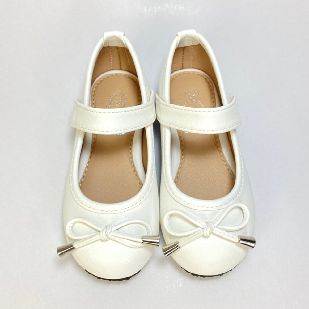女童黑皮鞋 白皮鞋 蝴蝶結 娃娃鞋 米菲兔 學生鞋 公主鞋 平底鞋 黑色 白色 米飛兔 台灣製-圖片-6