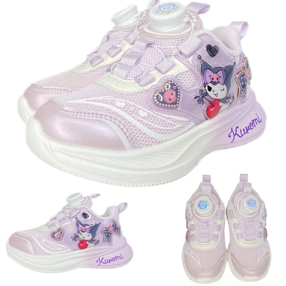 酷洛米 女童運動鞋 電燈鞋 大耳狗 三麗鷗正品授權 庫洛米 童鞋 大童-圖片-1