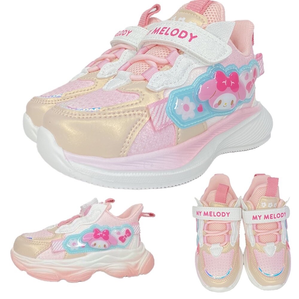 酷洛米 女童運動鞋 電燈鞋 大耳狗 三麗鷗正品授權 庫洛米 童鞋 大童-圖片-3