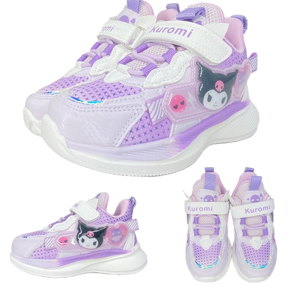 酷洛米 女童運動鞋 電燈鞋 大耳狗 三麗鷗正品授權 庫洛米 童鞋 大童-圖片-4