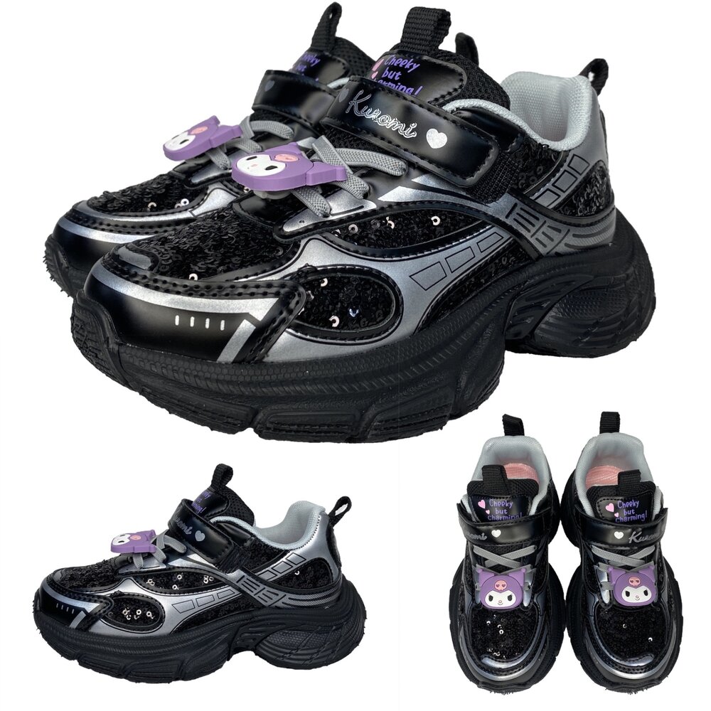 酷洛米 女童運動鞋 電燈鞋 大耳狗 三麗鷗正品授權 庫洛米 童鞋 大童-圖片-5