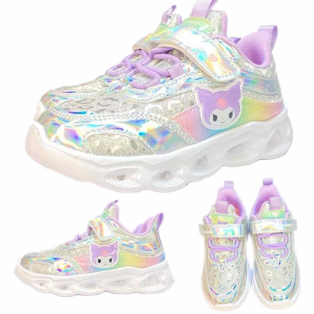 酷洛米 女童運動鞋 電燈鞋 大耳狗 三麗鷗正品授權 庫洛米 童鞋 大童-圖片-6